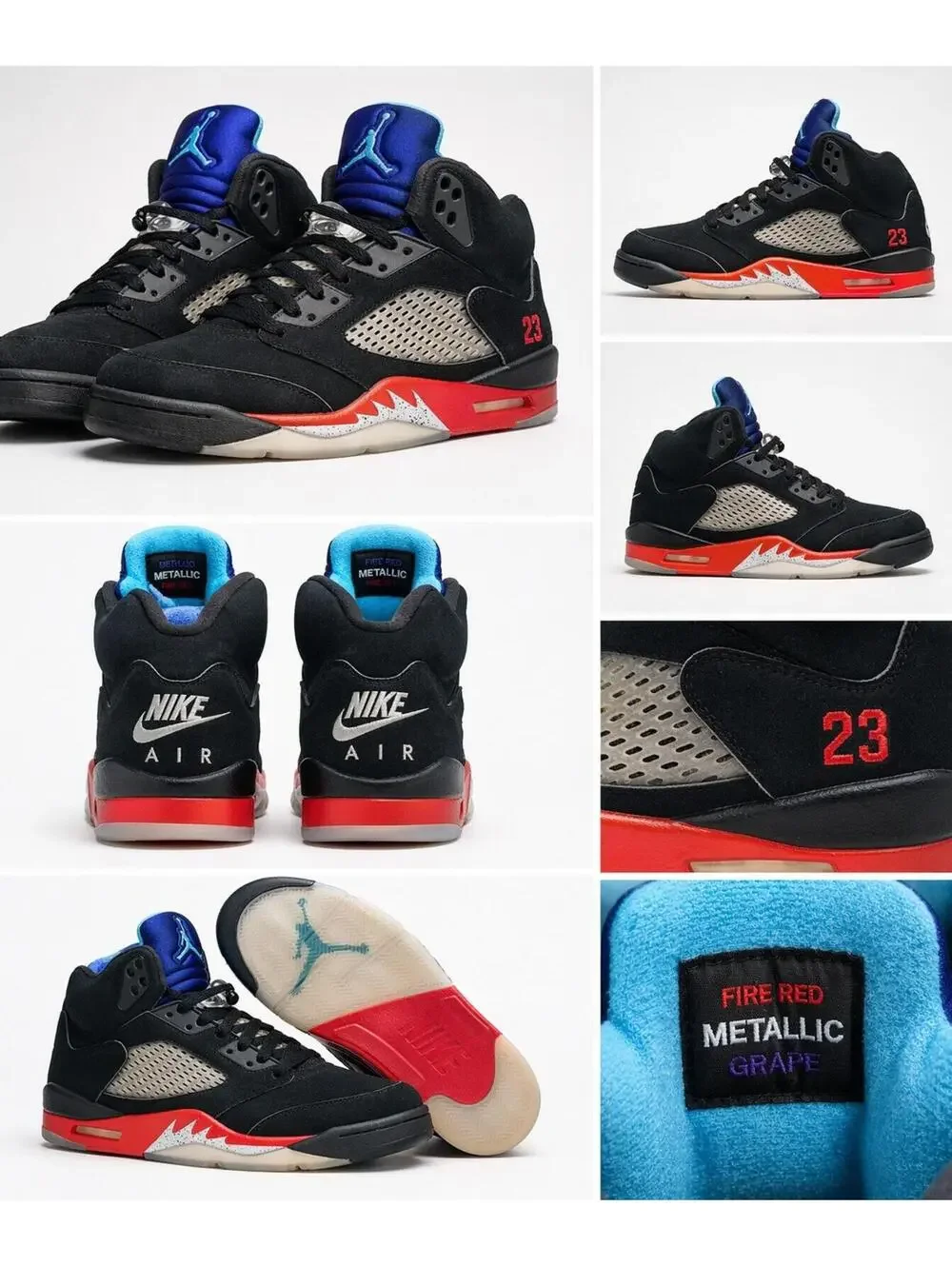 Size 12 - Jordan 5 Retro Top 3 Black 2020